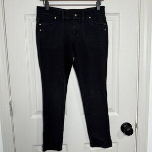 Athleta Womens Pants 4 Petite Slim Trek Ponte Knit Zipper Hiking Activewear Yoga